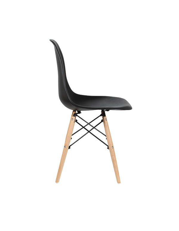 Стул обеденный EAMES DSW WX-503, пластик черный